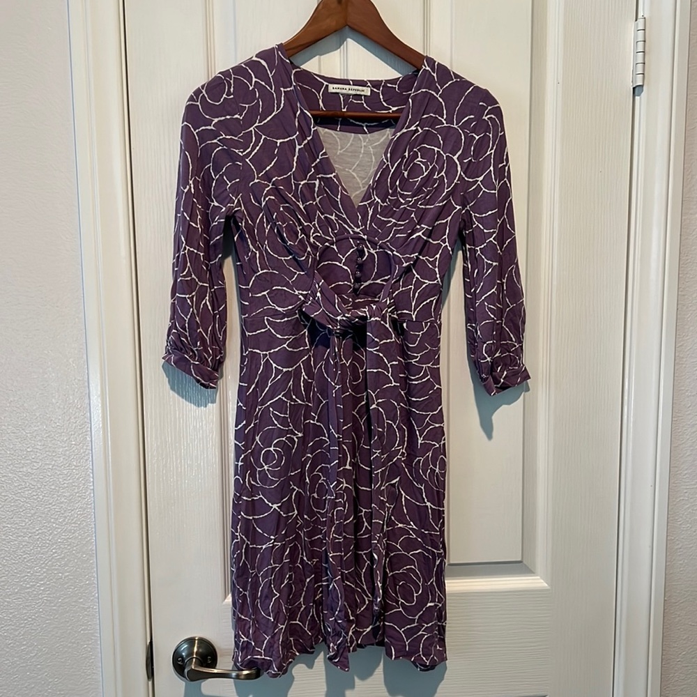 Banana Republic purple dress